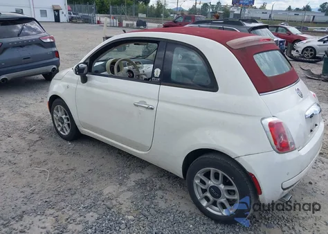 2012 Fiat 500C Pop z USA, uszkodzony, nr VIN 3C3CFFDR0CT260613